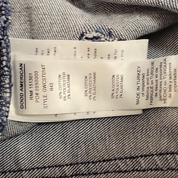 Good American good legs sz 6/28 new with tags yoke front sculpting jeans - Picture 6 of 6